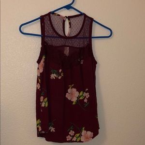 floral top never worn
